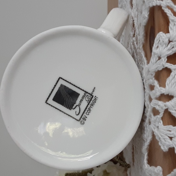 Summer River Violin Piano Musical Instruments Floral Cup Mug 8 oz - Picture 7 of 8